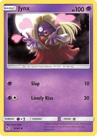 Jynx 030  Hidden Fates - Uncommon