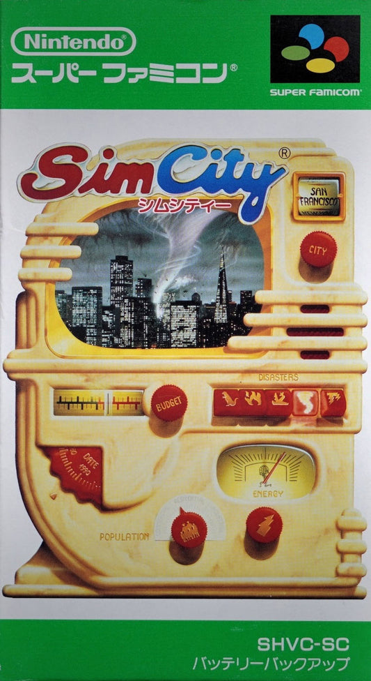 Sim City - Nintendo Super Famicom