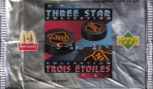 1995 Upper Deck Three Star NHL McDonald's Hockey Cards