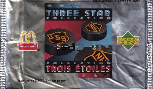 1995 Upper Deck Three Star NHL McDonald's Hockey Cards
