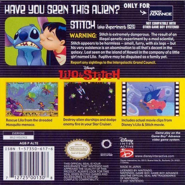 Disney's Lilo & Stitch - Game Boy Advance (GBA)