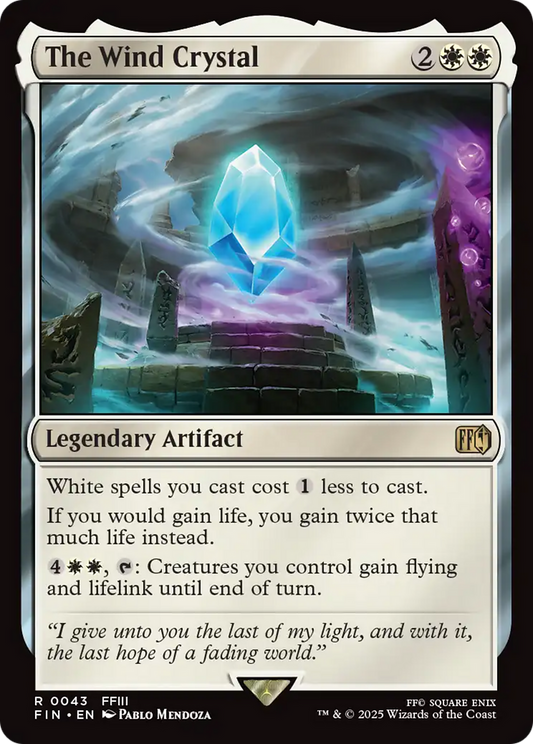 The Wind Crystal (FIN-043) - FINAL FANTASY Foil