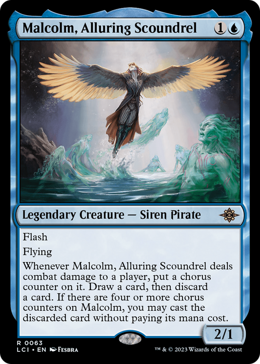Malcolm, Alluring Scoundrel (LCI-063) - The Lost Caverns of Ixalan