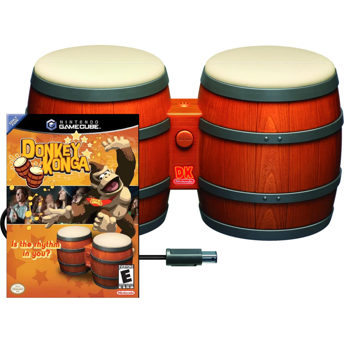 Donkey Konga (With Bongos) - Nintendo GameCube