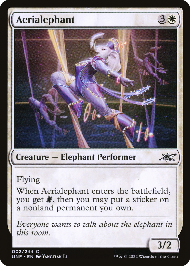 Aerialephant (UNF-002) - Unfinity Foil