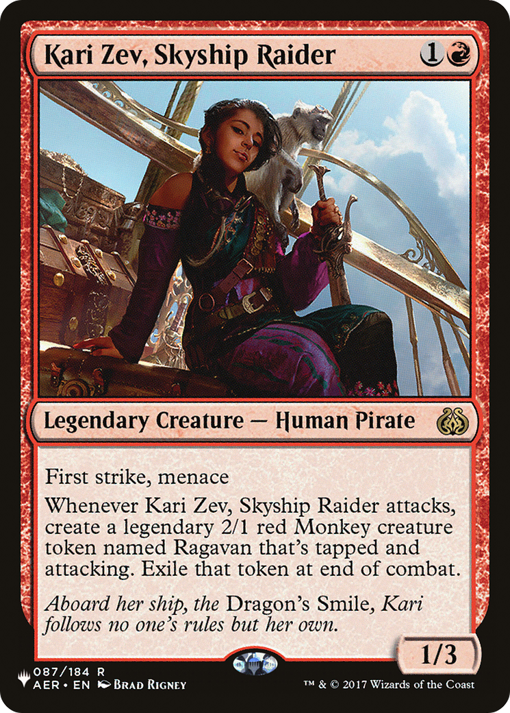 Kari Zev, Skyship Raider (LIST-087/184) - The List