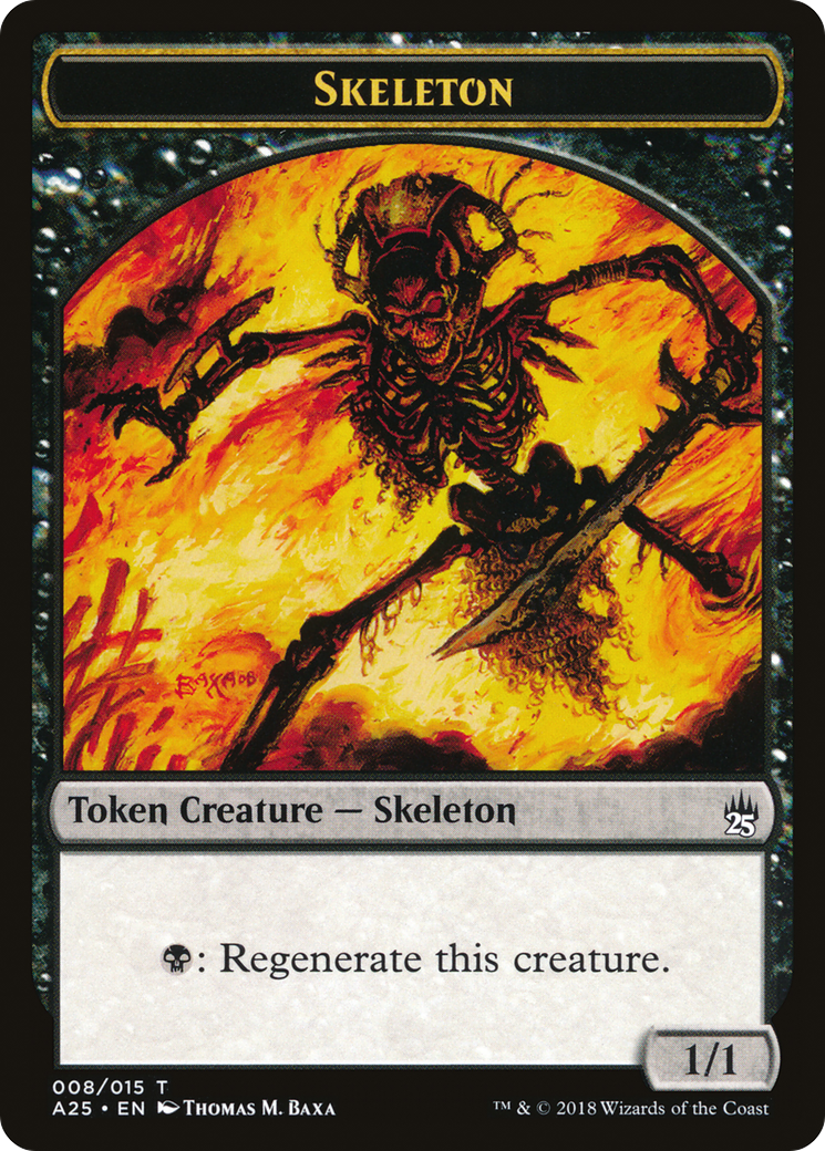 Skeleton (A25-008) - Masters 25 Tokens Foil