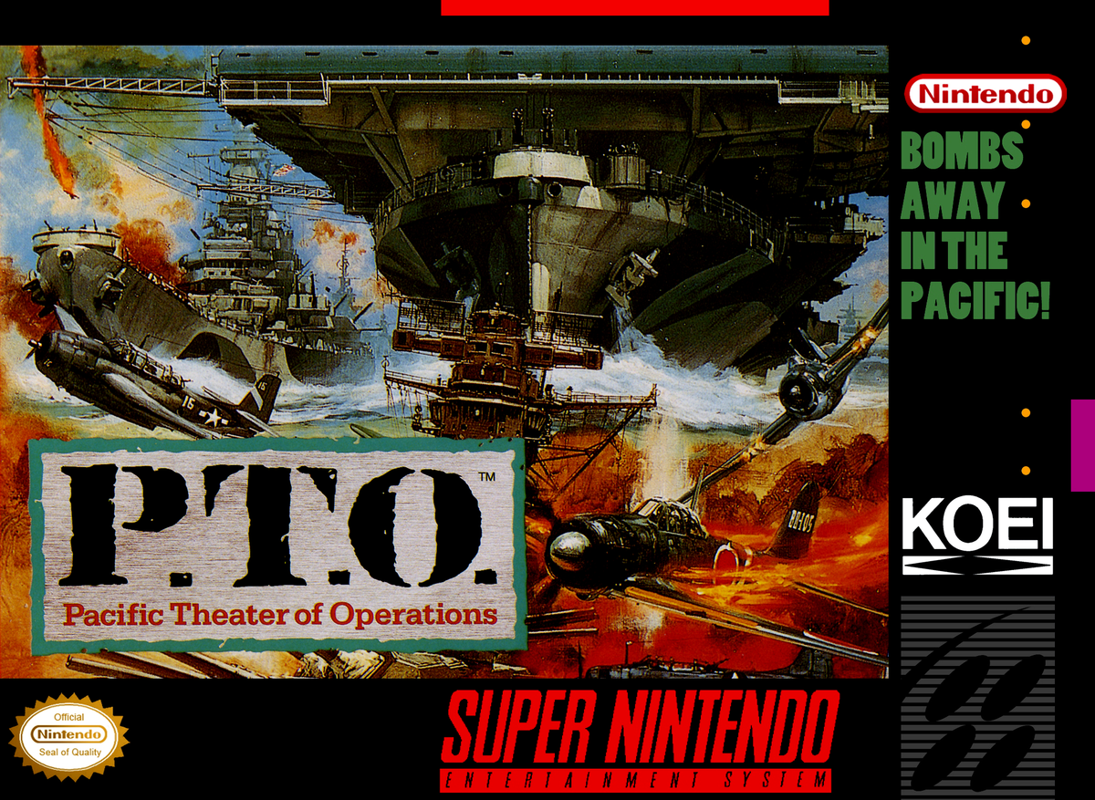 P.T.O.: Pacific Theater of Operations - Super Nintendo (SNES)