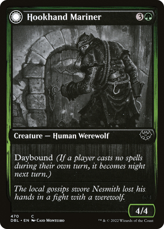 Hookhand Mariner // Riphook Raider (DBL-470) - Innistrad: Double Feature: (Double Faced Transform)