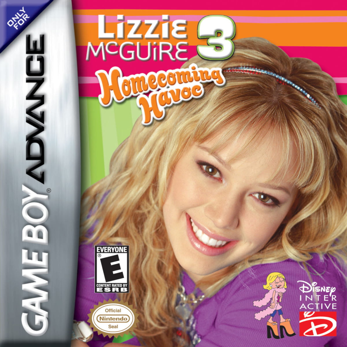 Lizzie McGuire 3 Homecoming Havoc - Game Boy Advance (GBA)