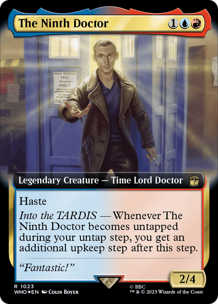 The Ninth Doctor (WHO-1023) - Doctor Who: (Extended Art) Foil