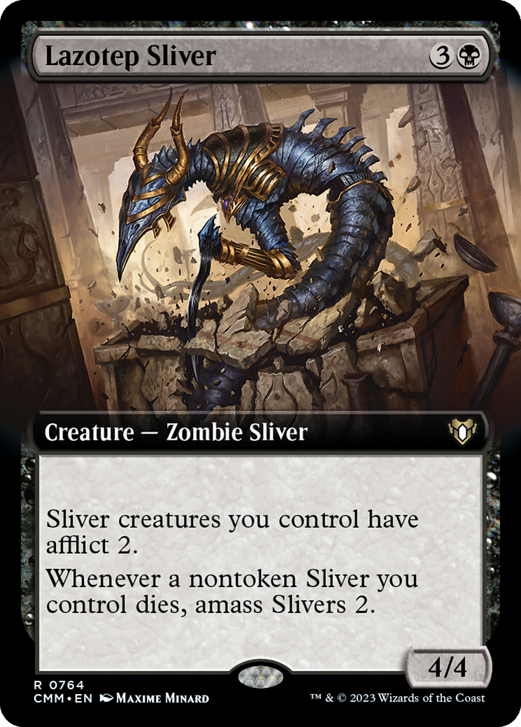 Lazotep Sliver (Extended Art) (CMM-764) - Commander Masters: (Extended Art) Foil
