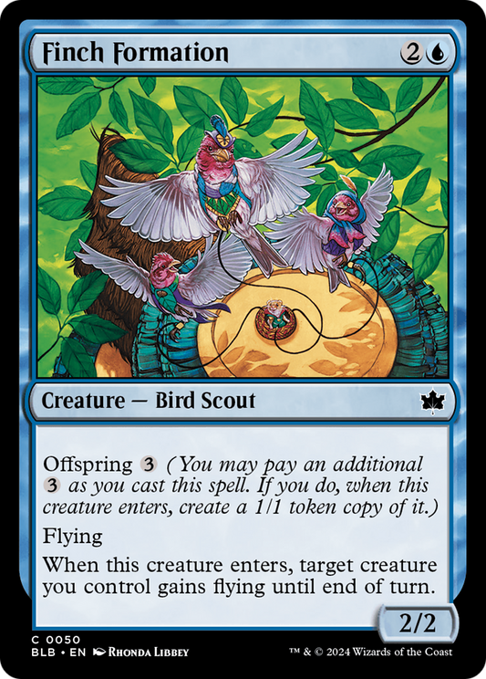 Finch Formation (BLB-050) - Bloomburrow Foil