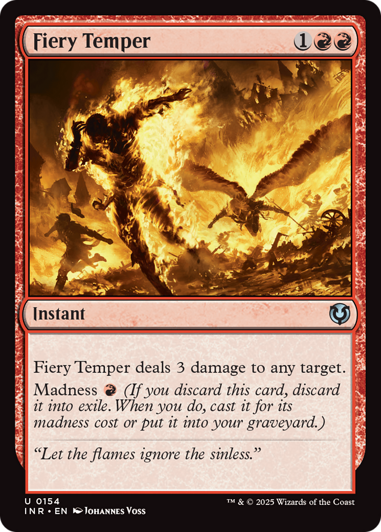 Fiery Temper (INR-154) - Innistrad Remastered