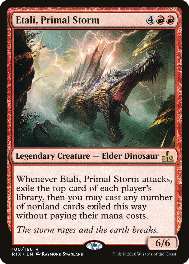 Etali, Primal Storm (RIX-100) - Rivals of Ixalan