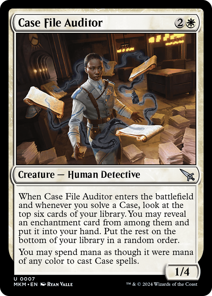 Case File Auditor (b) (MKM-007) - Murders at Karlov Manor Foil