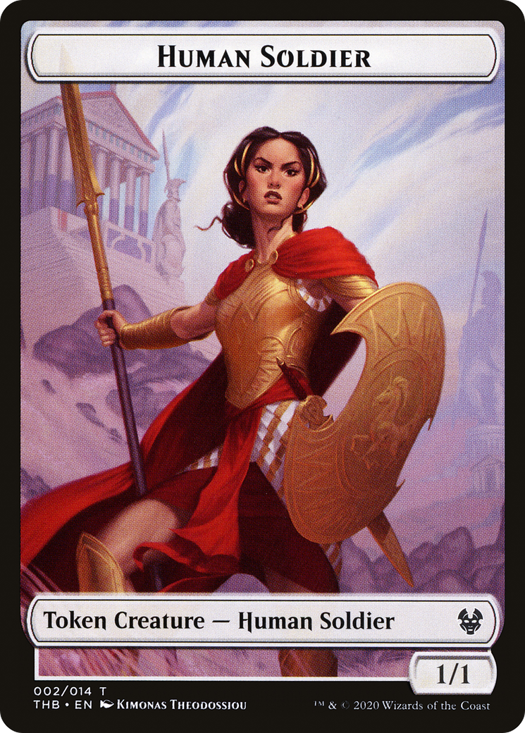 Human Soldier (THB-002) - Theros Beyond Death Tokens
