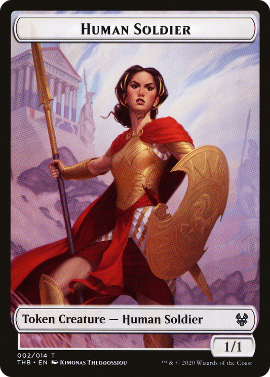 Human Soldier (THB-002) - Theros Beyond Death Tokens