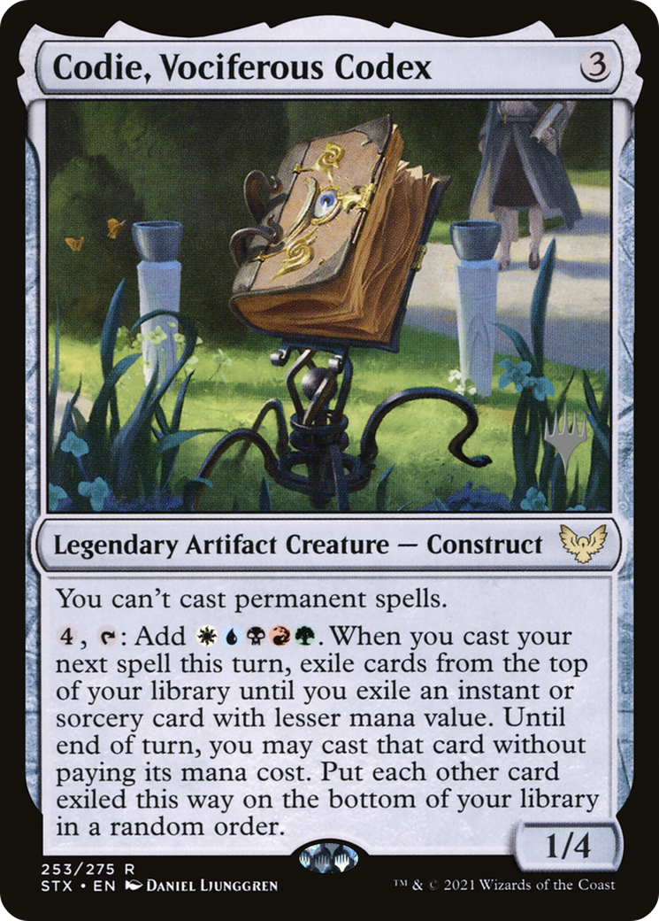 Codie, Vociferous Codex (PPSTX-253) - Strixhaven: School of Mages Promos