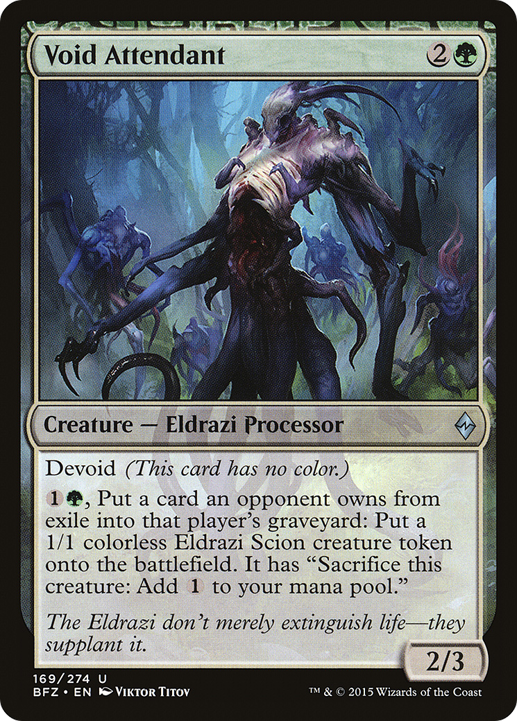 Void Attendant (BFZ-169) - Battle for Zendikar: (devoid)