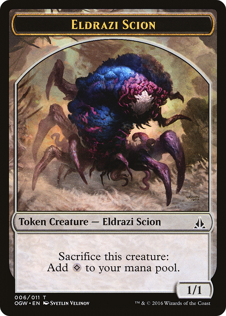 Eldrazi Scion (OGW-006) - Oath of the Gatewatch Tokens