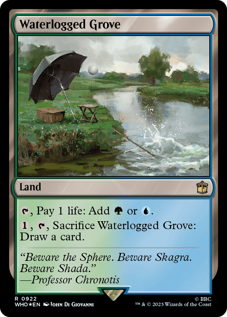 Waterlogged Grove (WHO-922) - Doctor Who Foil