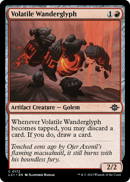 Volatile Wanderglyph (LCI-172) - The Lost Caverns of Ixalan