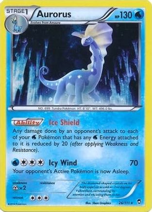 Aurorus 026/111  - Holofoil Miscellaneous Cards & Products - Promo