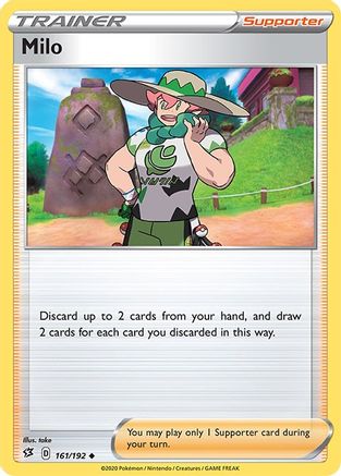 Milo 161  SWSH02 Rebel Clash - Uncommon