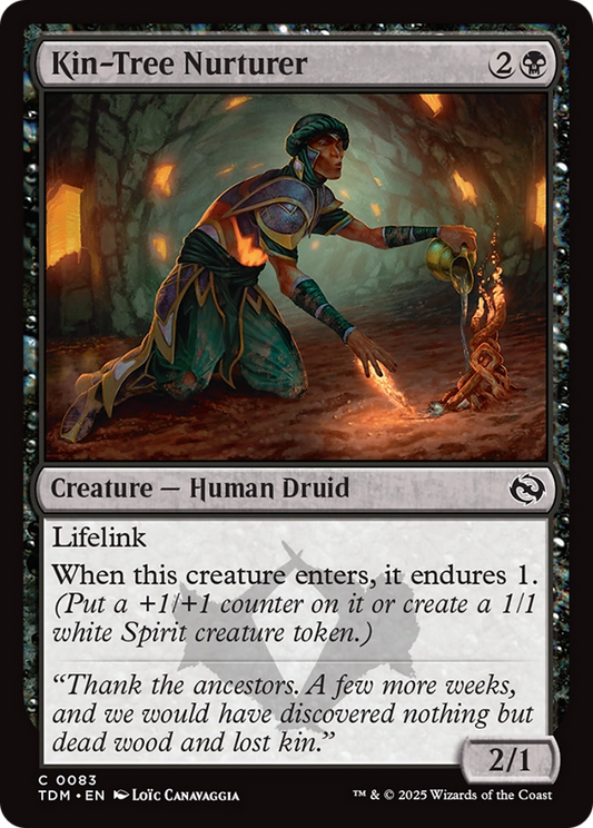 Kin-Tree Nurturer (TDM-083) - Tarkir: Dragonstorm Foil
