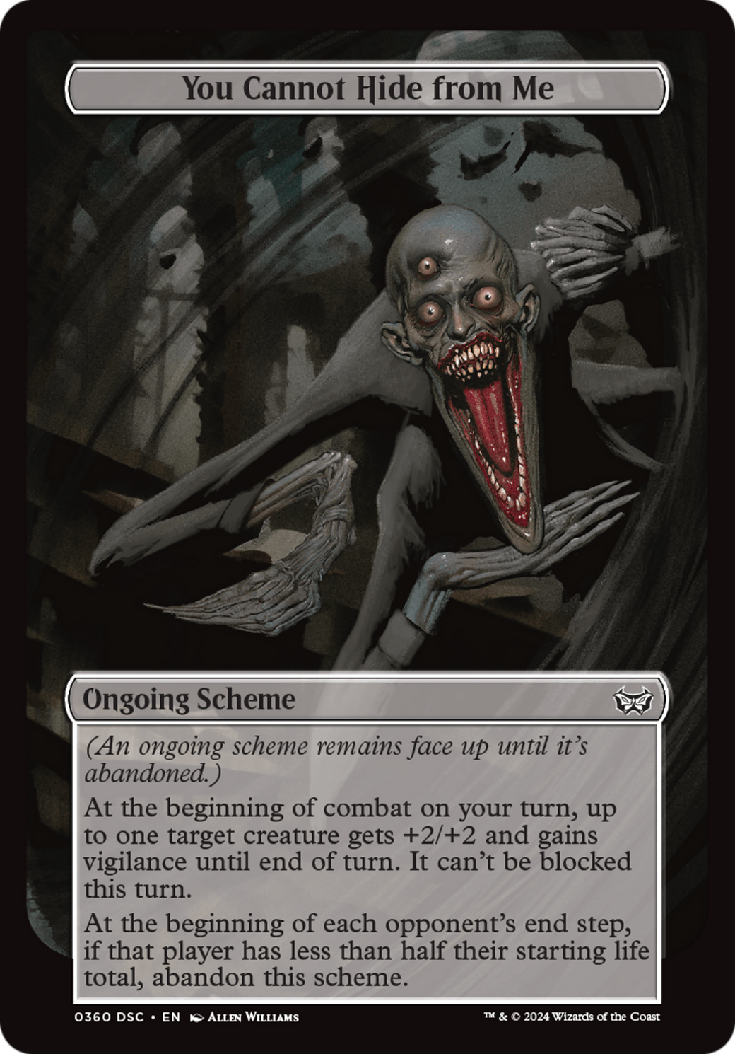 You Cannot Hide from Me (A:DSC-360) - Duskmourn: House of Horror Commander