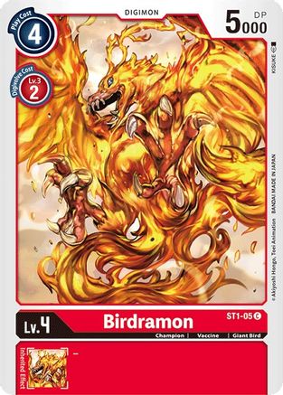 Birdramon (ST1-05) - Starter Deck 01: Gaia Red