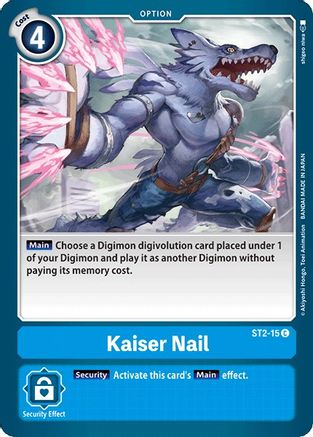 Kaiser Nail (ST2-15) - Starter Deck 02: Cocytus Blue