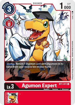 Agumon Expert (BT1-011) - Release Special Booster 1.0