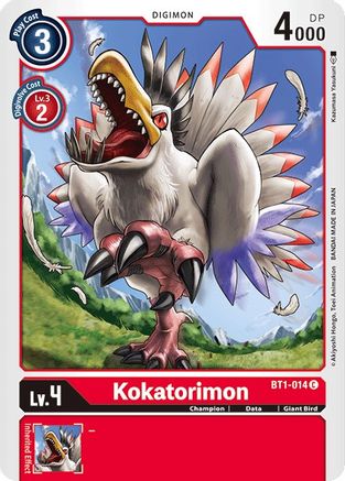 Kokatorimon (BT1-014) - Release Special Booster 1.0