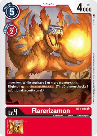 Flarerizamon (BT1-018) - Release Special Booster 1.0