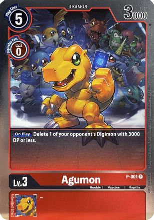 Agumon - P-001 (P-001) - Digimon Promotion Cards Foil