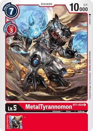 MetalTyrannomon (BT1-024) - Release Special Booster 1.0