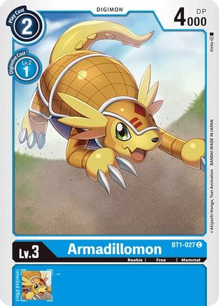 Armadillomon - BT1-027 (BT1-027) - Release Special Booster 1.0
