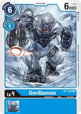Gorillamon (BT1-037) - Release Special Booster 1.0