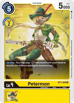 Petermon (BT1-056) - Release Special Booster 1.0