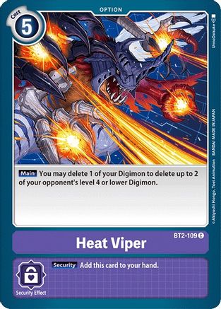 Heat Viper (BT2-109) - Release Special Booster 1.0