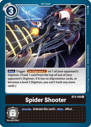 Spider Shooter (BT2-105) - Release Special Booster 1.0