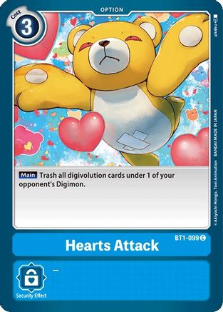 Hearts Attack (BT1-099) - Release Special Booster 1.0