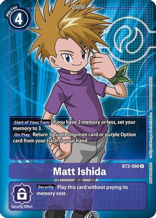 Matt Ishida - BT2-090 (Box Topper) (BT2-090) - Release Special Booster 1.0 Foil