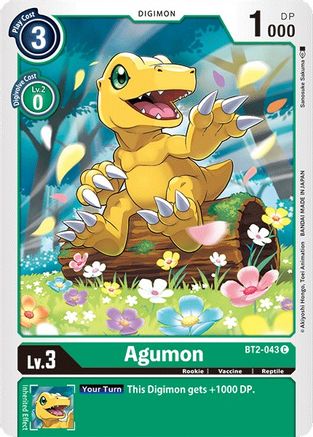 Agumon - BT2-043 (BT2-043) - Release Special Booster 1.0