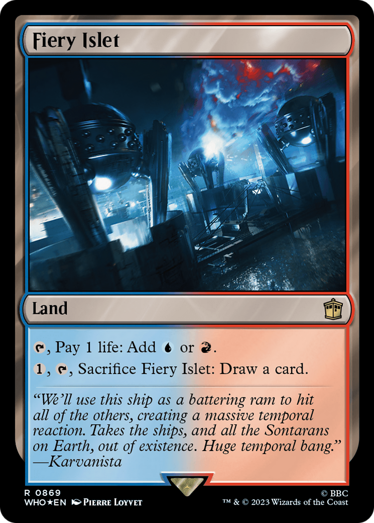 Fiery Islet (WHO-869) - Doctor Who Foil