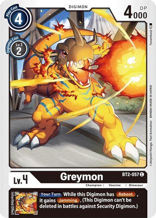 Greymon - BT2-057 (BT2-057) - Release Special Booster 1.0