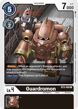 Guardromon (BT2-058) - Release Special Booster 1.0