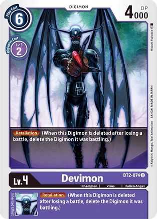 Devimon (BT2-074) - Release Special Booster 1.0